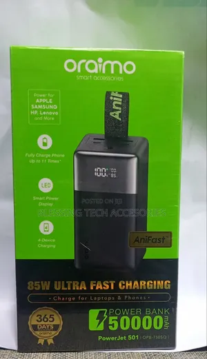 Oraimo Powerbank 50,000ahms