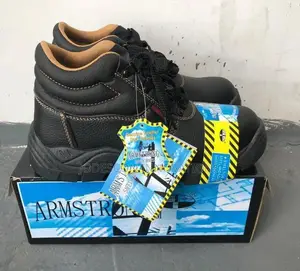 Original Armstrong Safety Boots - Genuine Leather & Steel Toe