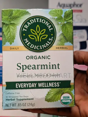 USA Traditional Medicinals Organic Spearmint Tea | Bloating Relief