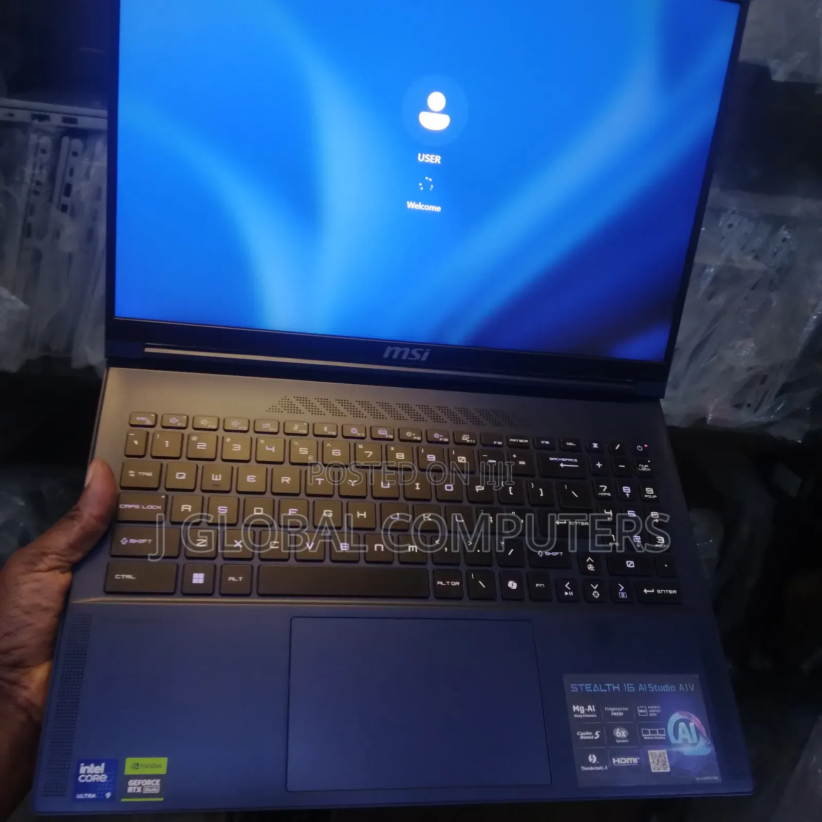 Laptop MSI 64GB Intel Core Ultra 9 SSD 2T