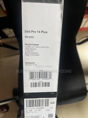 New Laptop Dell Pro Plus 14 16GB Intel Core Ultra 5 SSD 512GB