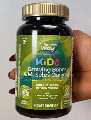 Nature's Way Kids Calcium Gummies | Strong Bones and Muscles | USA ||