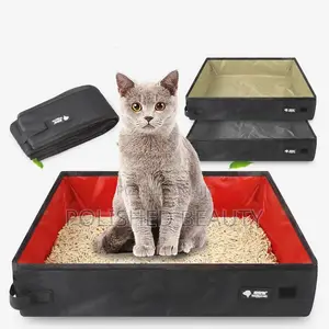 50x40x11cm Portable Foldable Cat Litter Box - Waterproof Travel Toilet