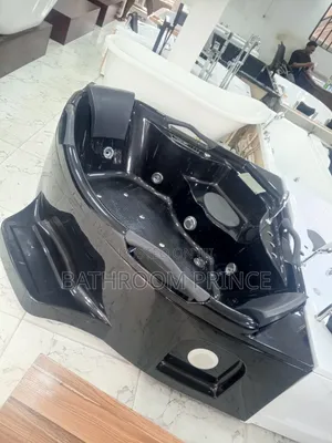 Executive Black Jacuzzi With Step and Seat