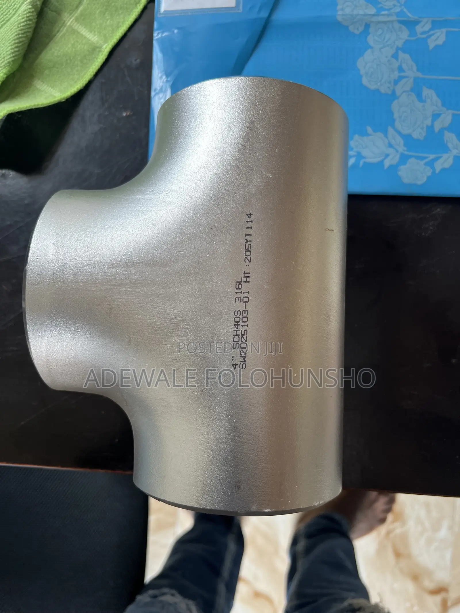 4” Stainless Equal Tee Sch40