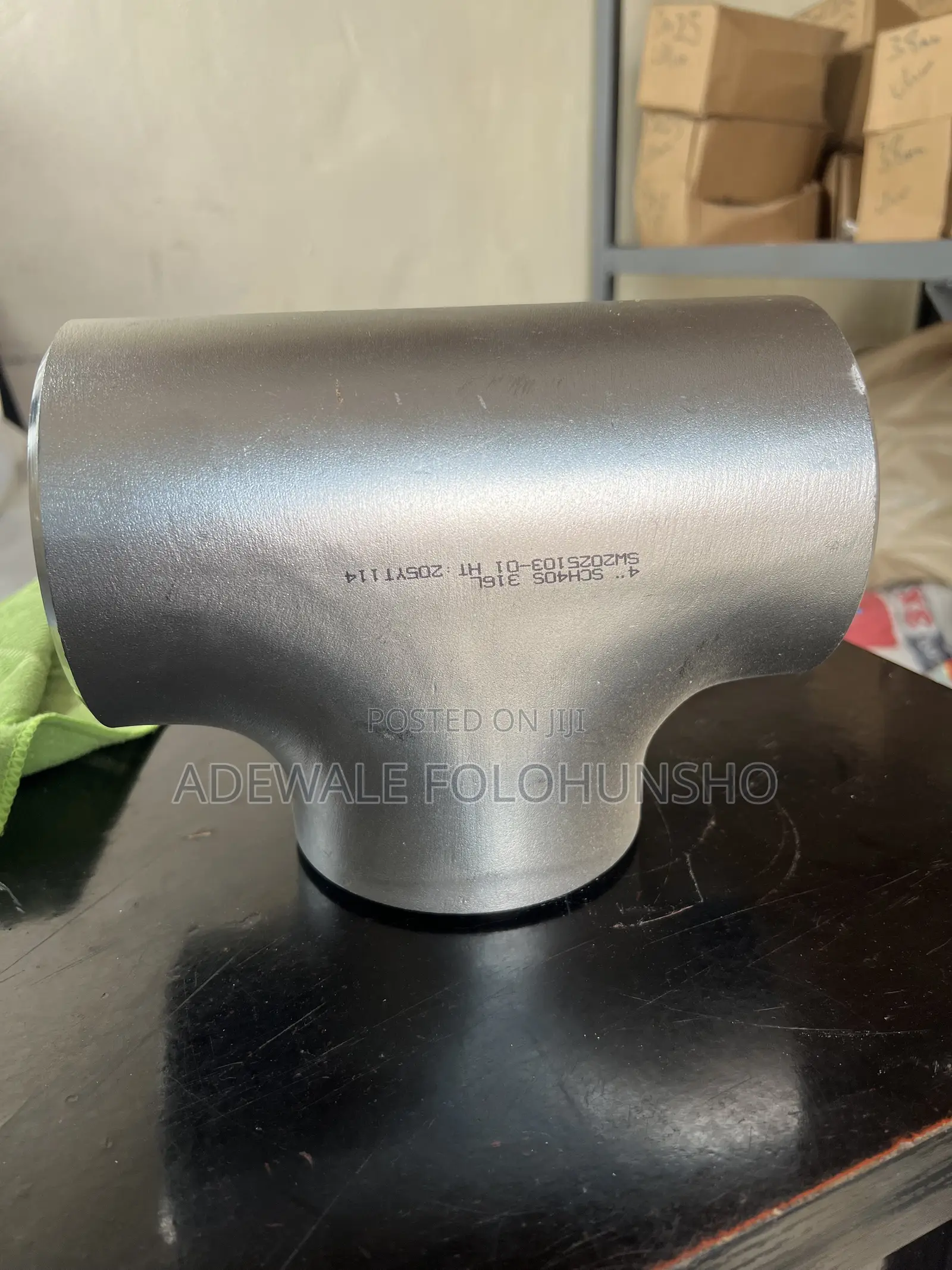 4” Stainless Equal Tee Sch40