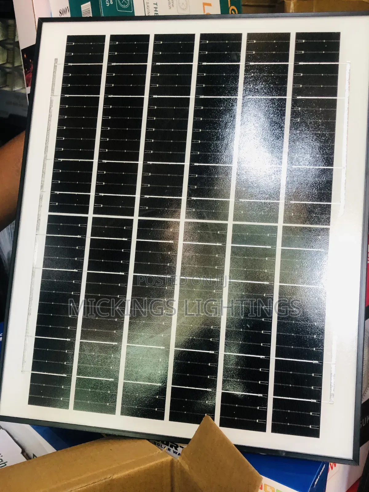 Flood Light With Solar Panel