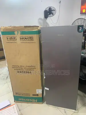Hisense RS189DR Upright Freezer Sleek Silver Design