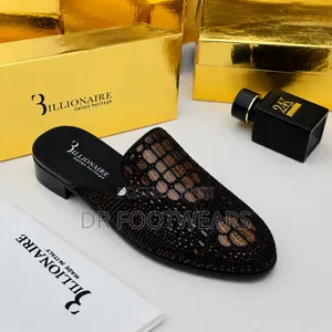 Billionaire Italian Heritage Luxury Half Shoes / Mule Slippers for Men