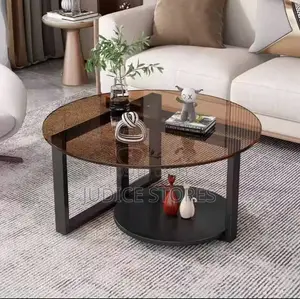 Luxury Round Glass Center Table