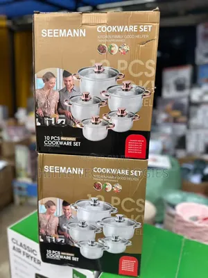 10 PCS Seemann Stainless Pot (Payment on Delivery Within Ibadan)