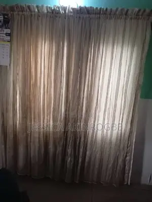 Two Sets of Organza Chiffon Curtains for Two Windows