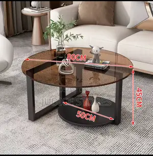 Luxury Round Glass Center Table