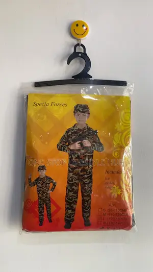 Kids "Special Forces" Camouflage Military Uniform Costume Set