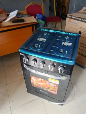 Boscon 4 Burner Gas Cooker With Glass Oven Door