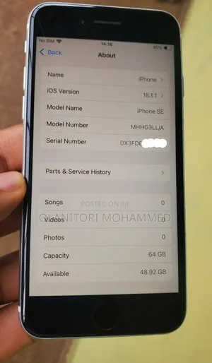 Apple iPhone SE (2020) 64 GB White