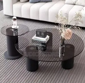 Twin Glass Center Table