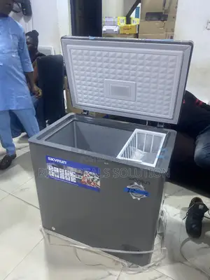 Skyrun 155L Grey Chest Freezer