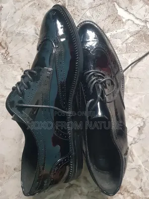 ASOS Black Patent Leather Brogues