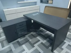 1.6 Meter Office Table With Extension and Mobile Drawer