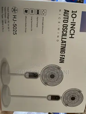 Rechargeable Fan