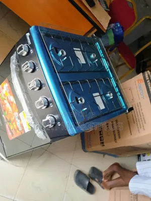 Boscon (Bos-Gss5000) 4 Burner Gas Cooker With Glass Oven Dooo