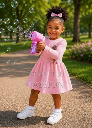 Luxury Pink Dress for a Baby Girl