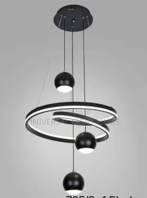 Black Modern Pendant