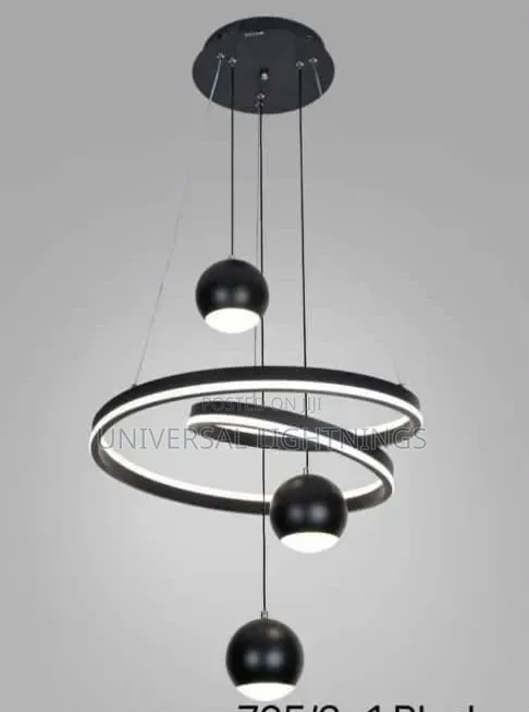 Black Modern Pendant