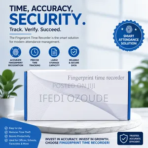 Realand Ar-Fp01 Fingerprint Time Attendance With Power Bank