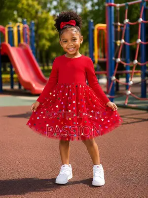 Red Long Sleeve for a Baby Girl Party Wear