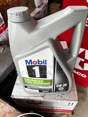 Original Mobile Oil 5L and Original Oil Filter for Toyota Corolla
