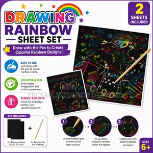 Rainbow Drawing Sheets 20.8 Cm X 27.8 Cm