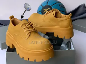 Chunky Derby Leather Shoes