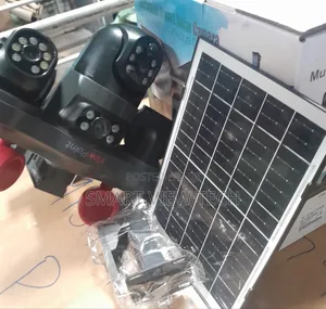 Solar-Powered Auto_tracking Complete 3 Lens CCTV Camera Ultra Hd