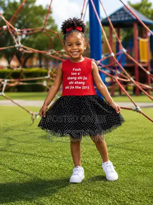 Girls Red Black Princess Dress | Fashion Party Dress
