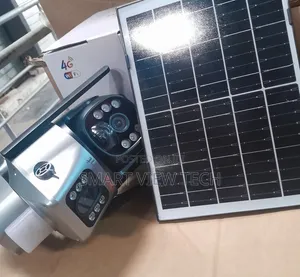 Solar-Powered 4g Simcard Rotational CCTV Camera Dual Len