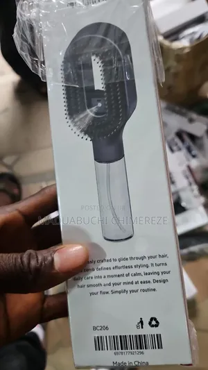 2-in-1 Hair Mist Spray Bottle Detangling Brush for Natural Hair