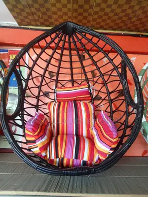 Luxury Rattan Swing Egg Chair – Indoor Outdoor Comfort