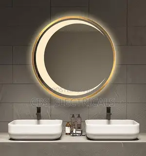 Celestial Crescent LED Smart Mirror