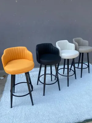 Faux Leather Bar Stools Bar/ Kitchen Stool/Chair With Long Legs .
