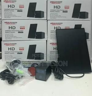 Ubox Single Lens Indoor Camera With Solar Panel
