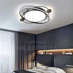 Modern Orbital Ceiling Light