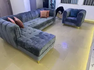 Quality Gray Sofa Lshap With Single Seater