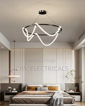 Modern Ribbon Ring Pendant Chandelier –