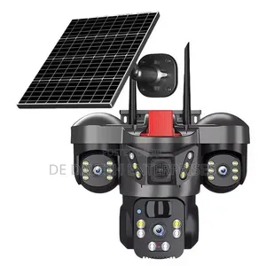 4G Triple Lens Solar Security PTZ Camera