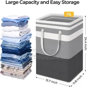 75L Multi-Purpose Waterproof Laundry Storage Basket