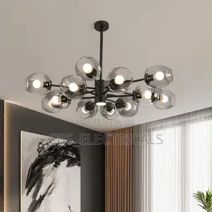 Modern Multi-Globe Chandelier