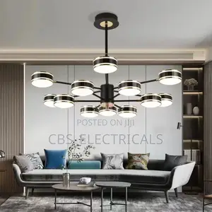 Contemporary Tiered LED Chandelier