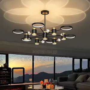 Petal-Effect Ceiling Chandelier